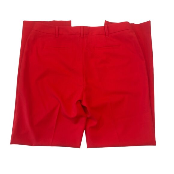 Chaus New York Women Orange Professional Trousers Pant SZ 12 Slim Straight Legs - Picture 10 of 13